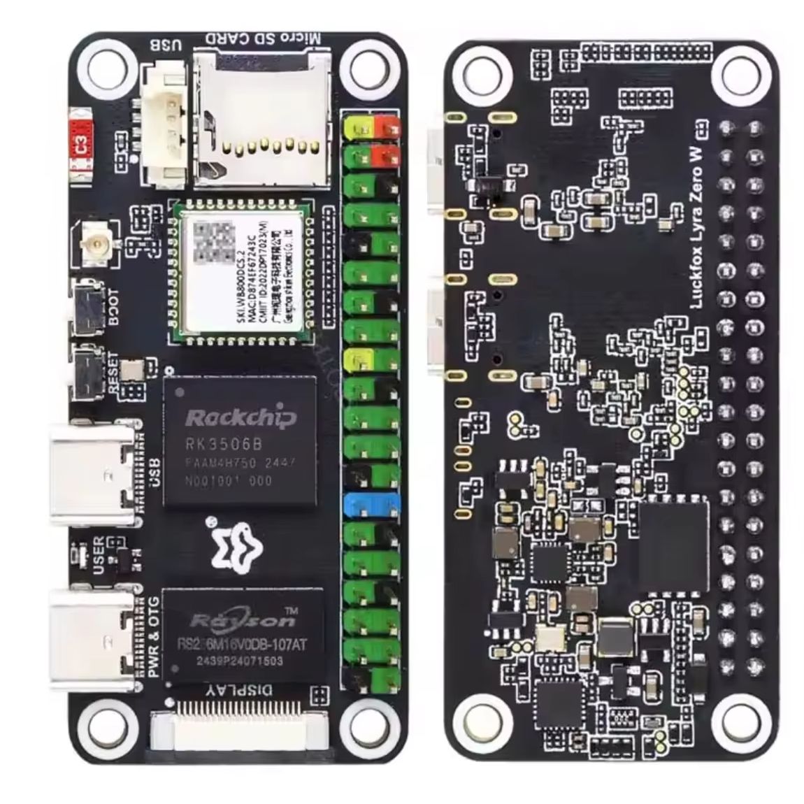 Pi Zero - บอร์ด Luckfox Lyra Zero W RK3506B
