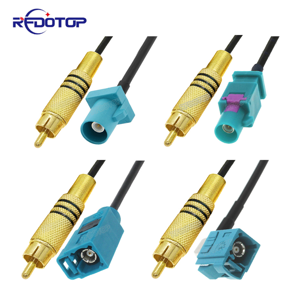 Pi Camera Cable - 1 ชิ้น RCA ชายปลั๊ก Fakra Z