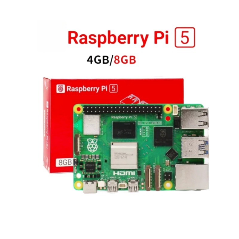 Raspberry Pi - บอร์ดพัฒนา Raspberry Pi 5B 4G/8GB รุ่นใหม่