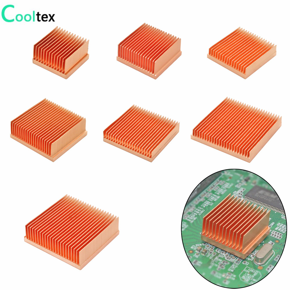 Pi Cooler - DIY ฮีทซิงค์ทองแดงบริสุทธิ์ Skiving Fin ฮีทซิงค์หม้อน้ํา Cooler