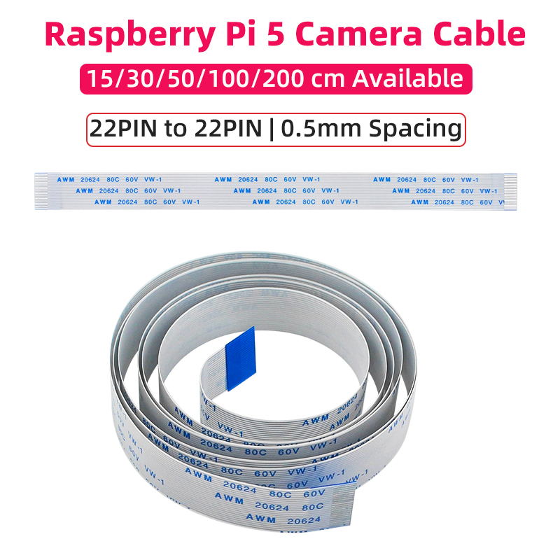 Pi Camera Cable - Raspberry Pi 5 สายกล้อง 22 Pin