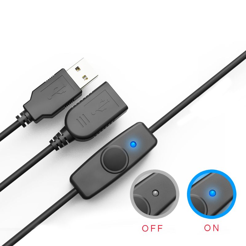 Pi Camera Cable - สายเคเบิล USB สำหรับซิงค์ข้อมูล2.0สายต่อไฟพร้อมเต้าเสียบสาย USB เปิดปิดสำหรับโคมไฟ LED