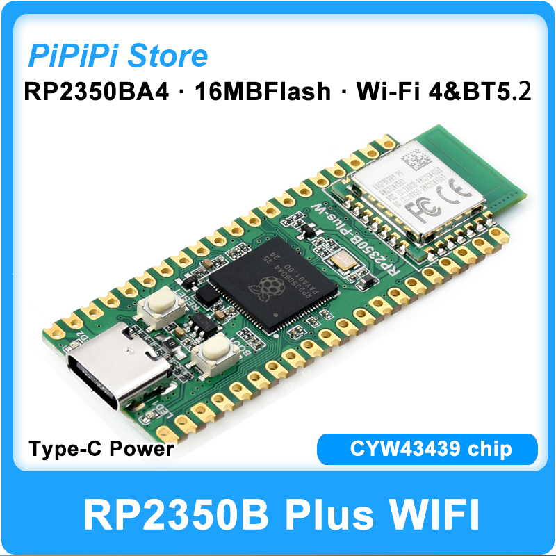 Raspberry Pi Kit - RP2350B Plus W บอร์ดพัฒนาพร้อมกับ Raspberry Pi