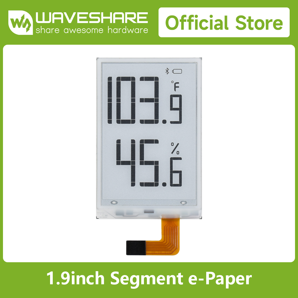 จอแสดงผล E-Paper แบบเซกเมนต์ขน - Pi Display บทวิจารณ์และราคา
