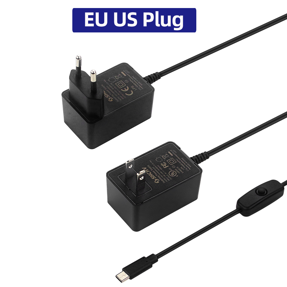 Raspberry Pi 5V 3A แหล่งจ่ายไฟ - Pi Power Supply บทวิจารณ์และราคา