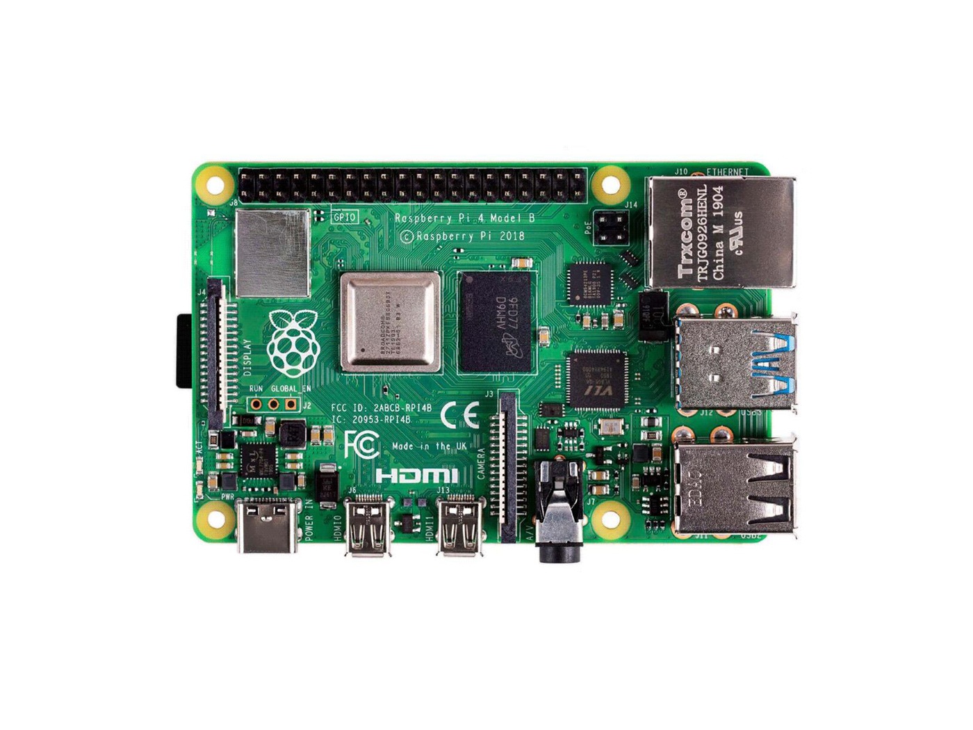 คอมพิวเตอร์ Raspberry Pi 4 รุ่ - Pi 4 Case บทวิจารณ์และราคา