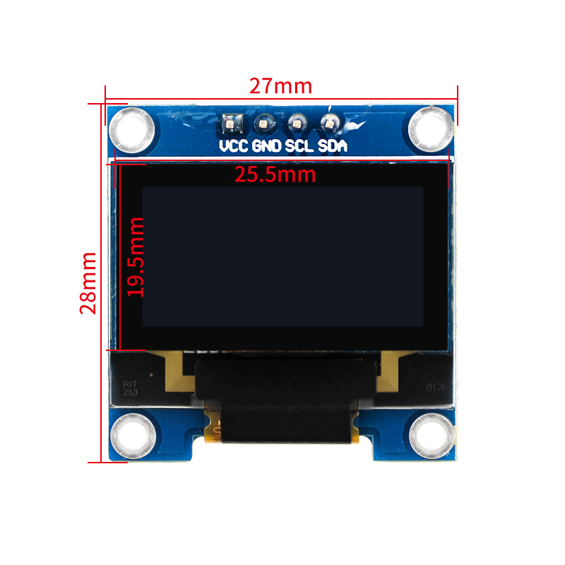 0.96 นิ้ว OLED SSD1306 I2C IIC - Pi 4 Case บทวิจารณ์และราคา