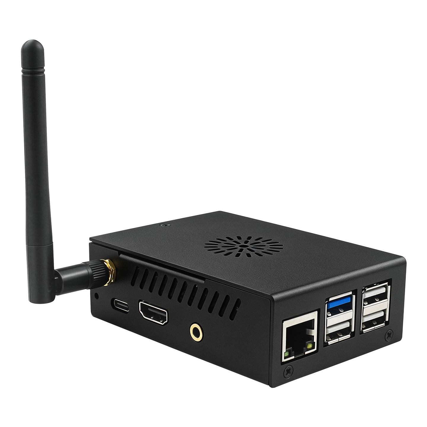 กล่องโลหะสีดำสำหรับ Orange Pi  - Pi Cooler บทวิจารณ์และราคา