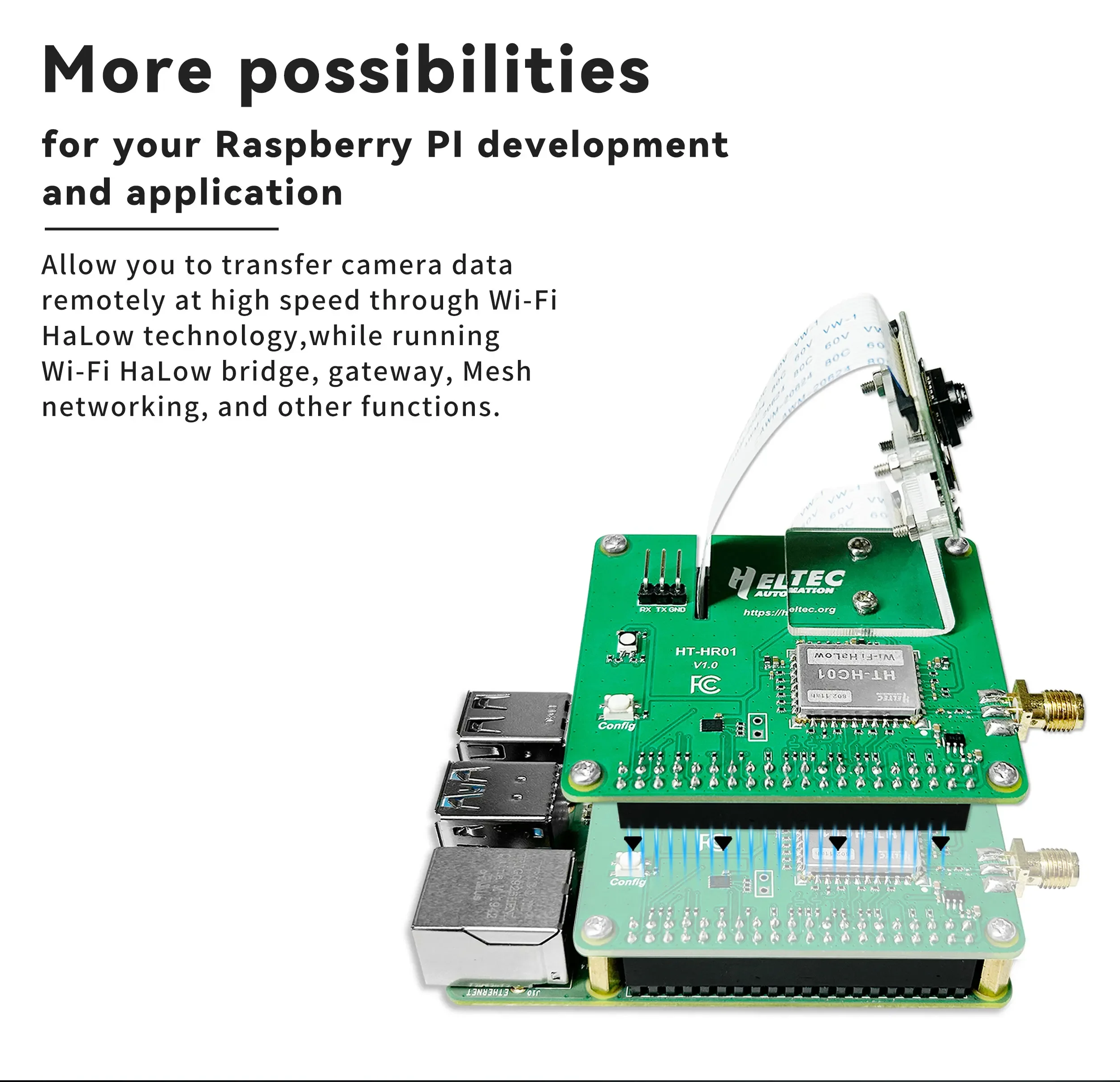 Heltec Pi-CamLow HR01 โมดูล Wi - Pi Camera Module บทวิจารณ์และราคา