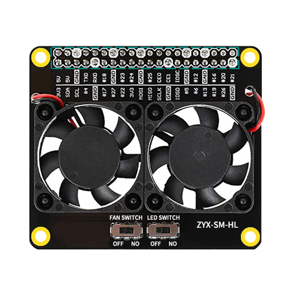 52Pi สำหรับ Raspberry Pi LED โ - Raspberry Pi 4 บทวิจารณ์และราคา