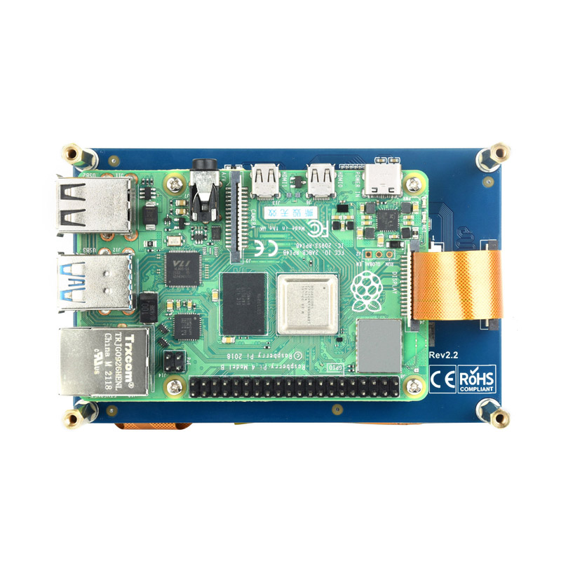 หน้าจอ Raspberry Pi ขนาด 4.3 น - Pi 5 Case บทวิจารณ์และราคา
