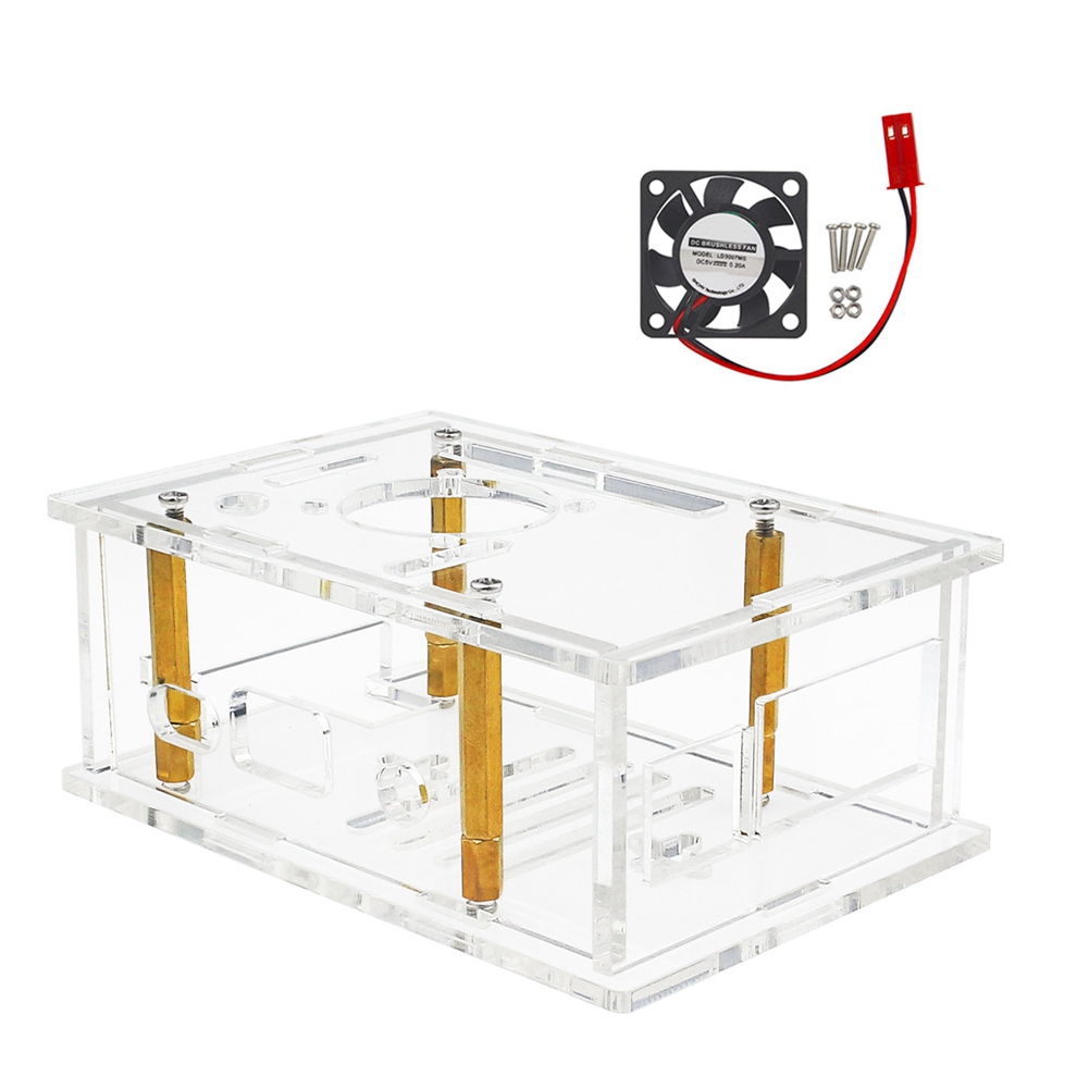 เคสอะคริลิก ABFN พร้อมพัดลมระบ - Pi 4 Case บทวิจารณ์และราคา