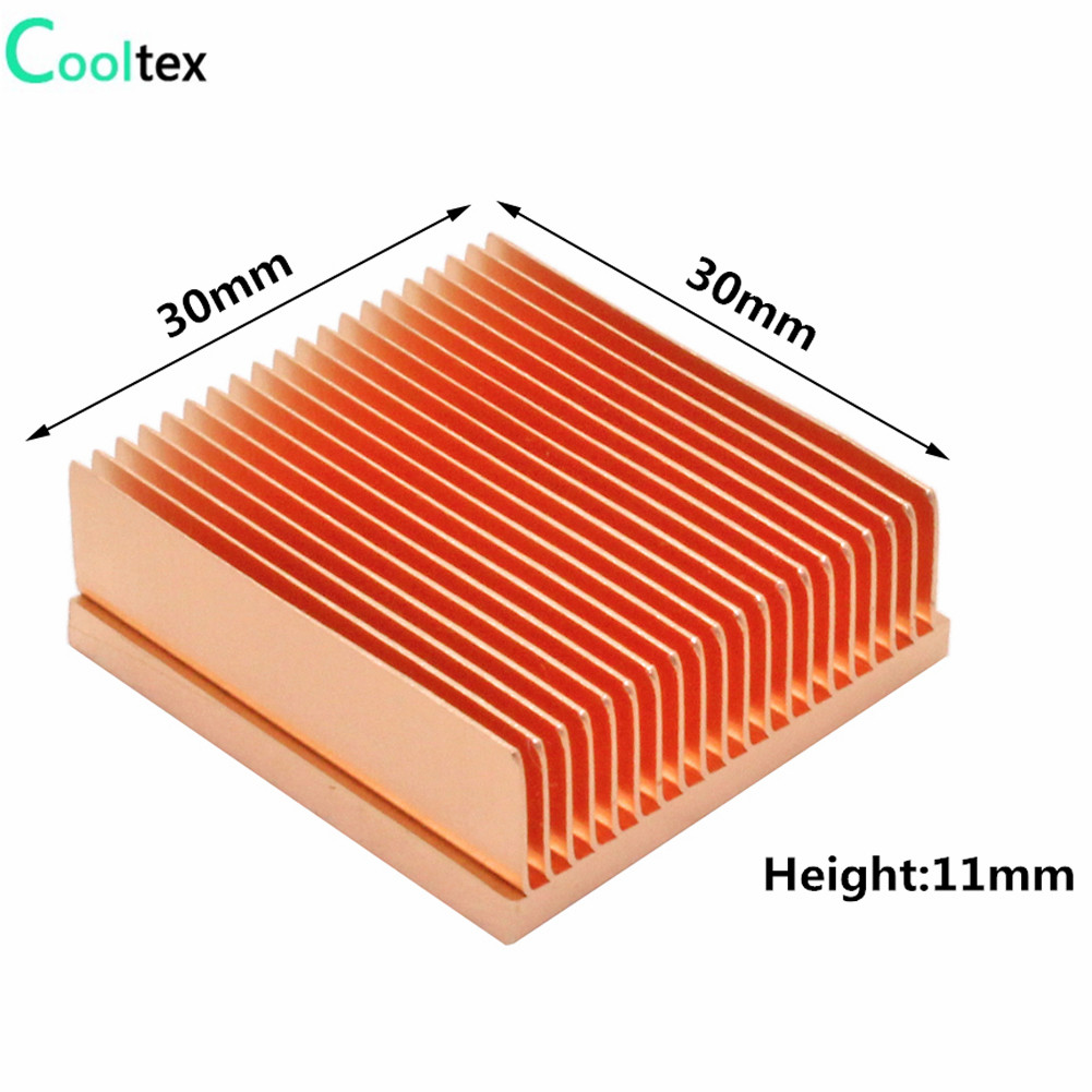 DIY ฮีทซิงค์ทองแดงบริสุทธิ์ Sk - Pi Cooler บทวิจารณ์และราคา