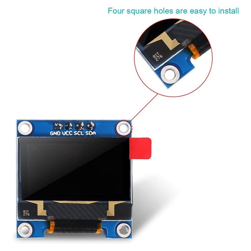 A37T-4Pcs 0.96 นิ้วโมดูลจอแสดง - Pi Display บทวิจารณ์และราคา