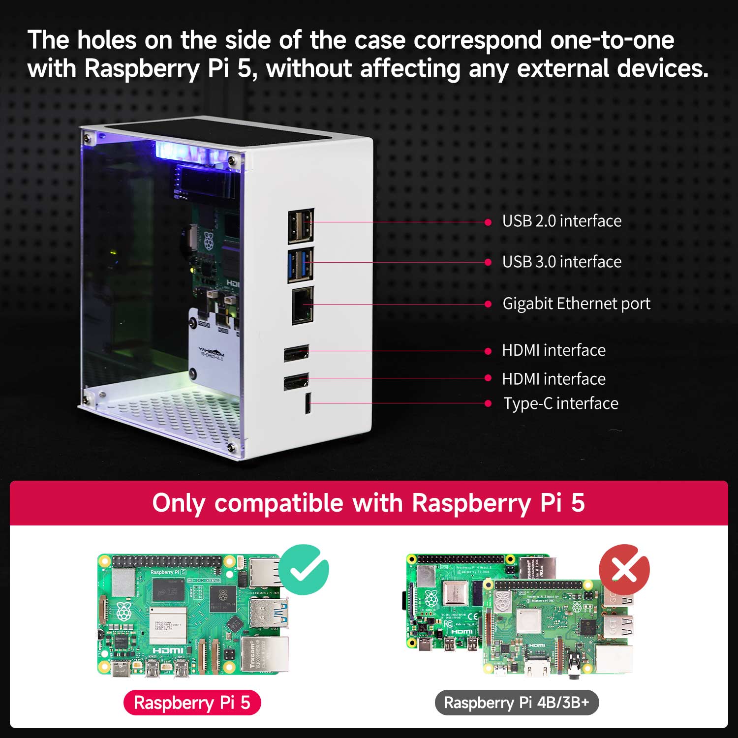 Raspberry Pi 5 กรณีชุดป้องกันพ - Pi 5 Case บทวิจารณ์และราคา