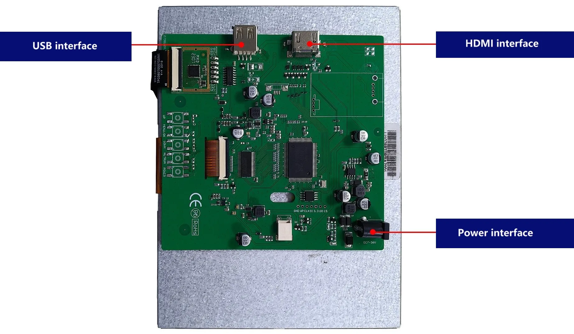 หน้าจอสัมผัส LCD ขนาด 8 นิ้ว 1 - Raspberry Pi บทวิจารณ์และราคา